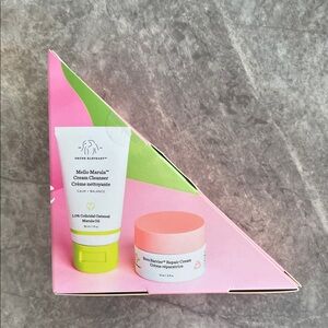 Drunk Elephant Cleanser & Cream Duo - Pink and Green